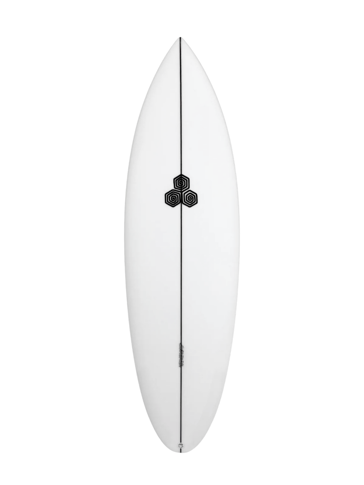 Twin Pin - Clear 5'11" x 19 1/2" X 2 5/8" - 32.90L, Round Pin, 2x Futures Fin Boxes, PU - ID:1165710