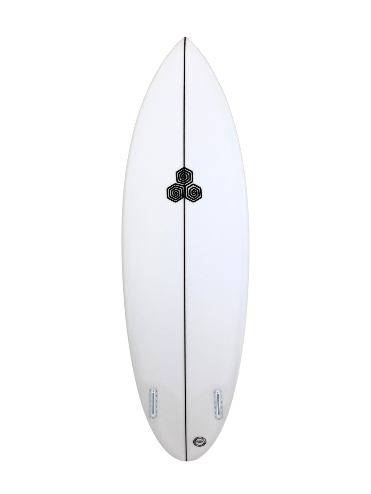 Twin Pin - Clear 5'7" x 18 7/8" X 2 7/16" - 27.90L, Round Pin, 2x Futures Fin Boxes, PU - ID:1142356