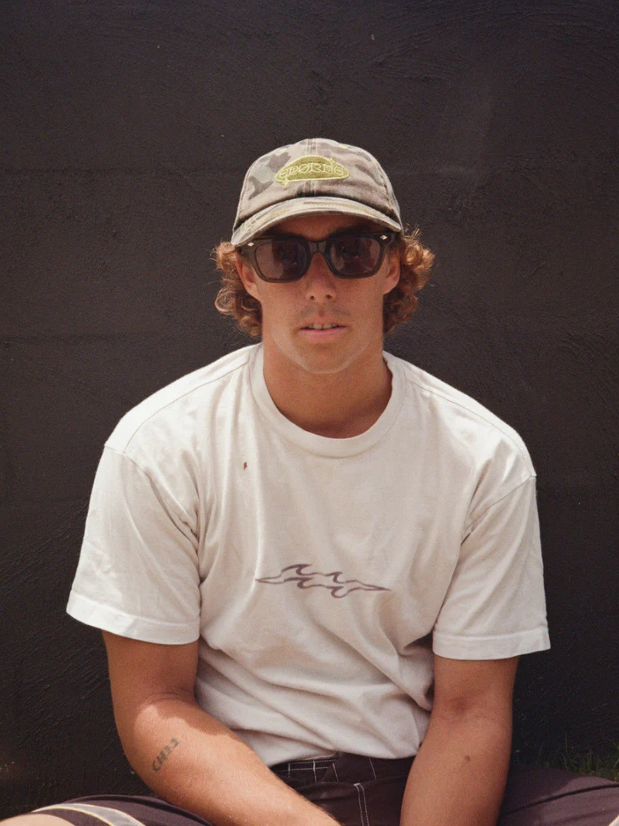 Luna Cap - Camo/Lime