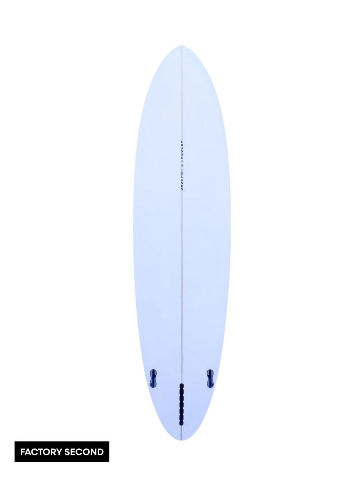 CI Mid - Clear 6'6" x 20 1/2" X 2 9/16" - 37.80L, Round, 3x Single + 2 Boxes Futures Fin Boxes, PU - ID:1065933