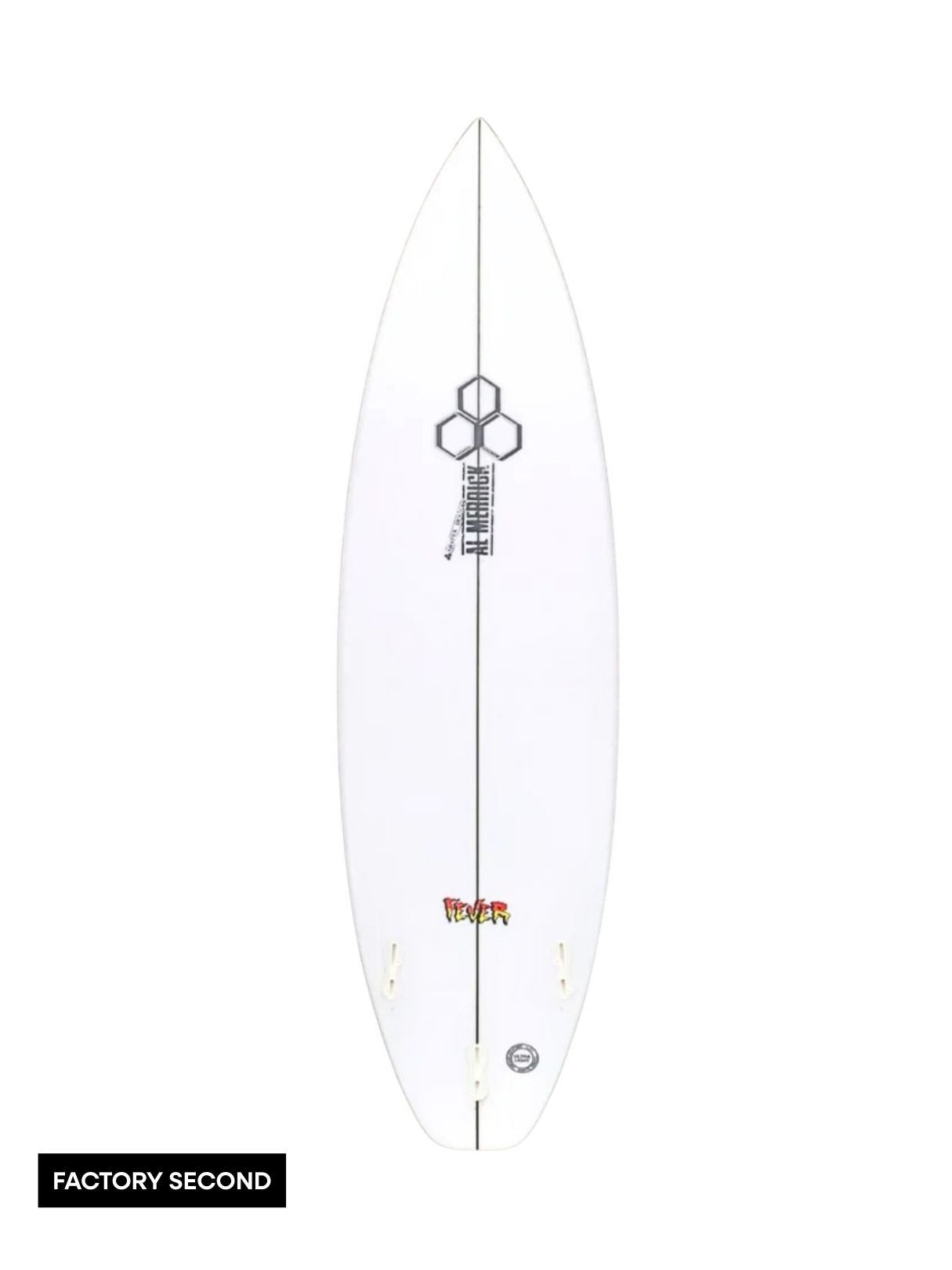 Fever 5'11" x 18 7/8" X 2 3/8" - 27.90L, Round Square, 3x FCS 2 Fin Boxes, PU - ID:1087419