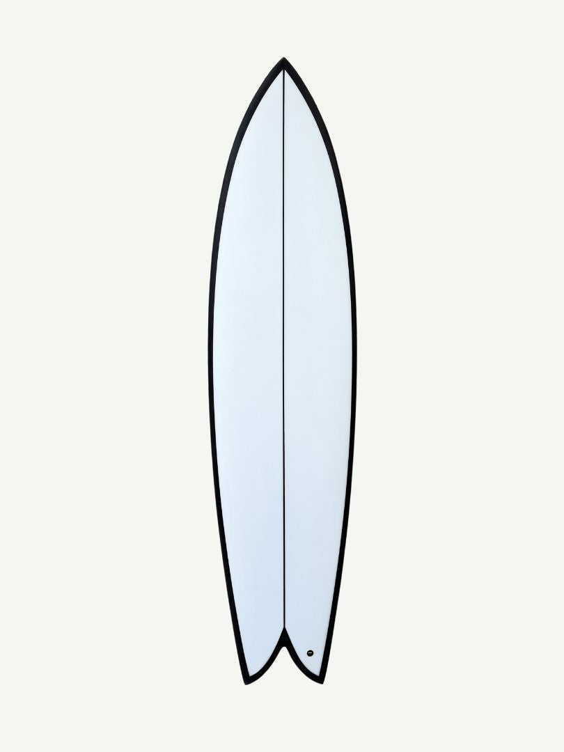 Long Phish II 7'2" x 21 1/4" X 2 7/8" - 0.00L, Swallow, 2x Futures Fin Boxes, PU - ID:943458