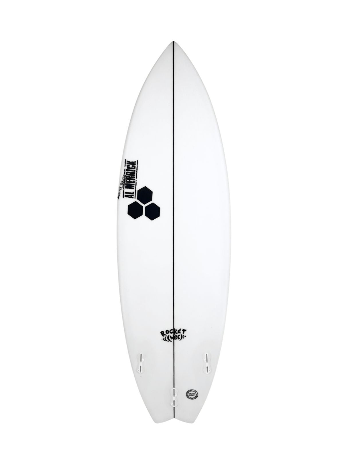 Rocket Wide 5'7" x 19 1/4" X 2 7/16" - 28.70L, Swallow, 3x FCS 2 Fin Boxes, PU - ID:1156591