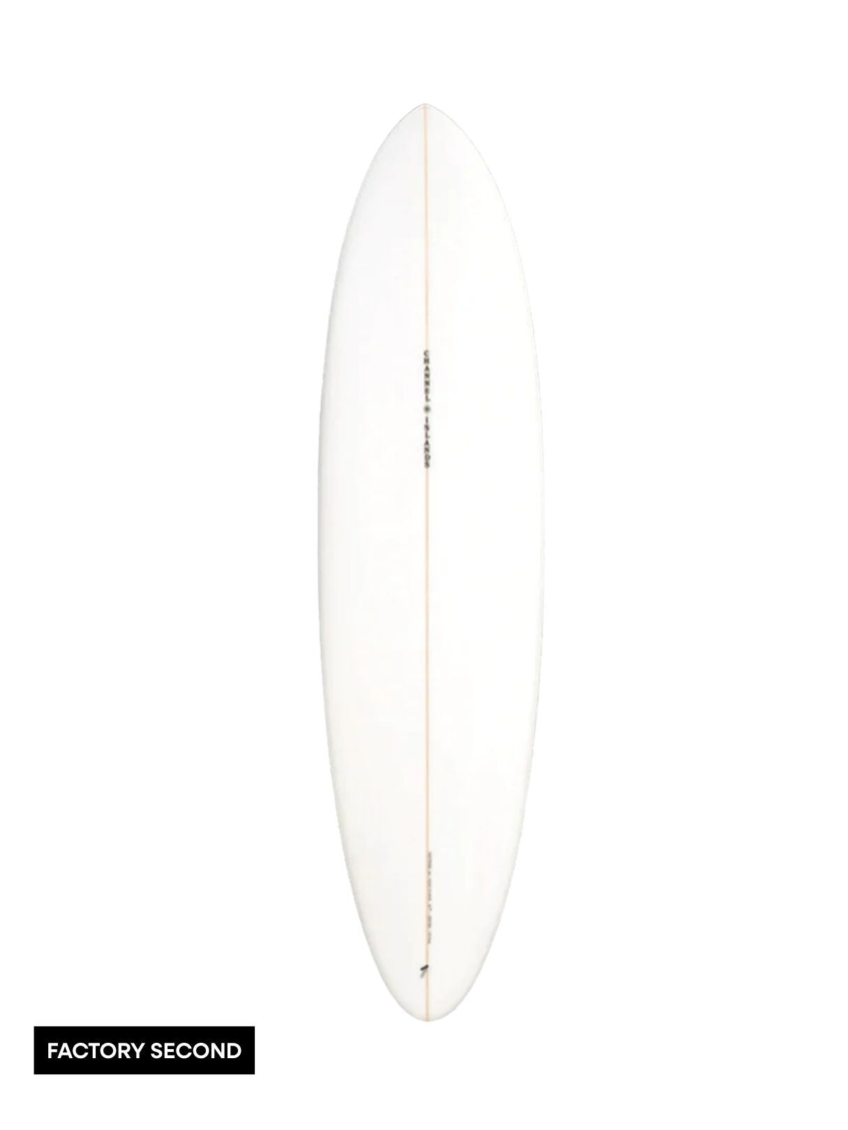 CI Mid Twin - Clear 6'11" x 21 1/8" X 2 13/16" - 45.40L, 2x Futures Fin Boxes, PU - ID:1049800