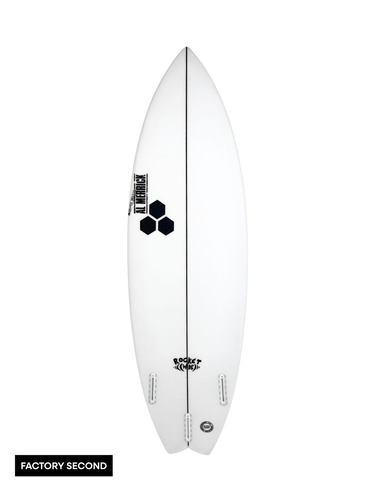Rocket Wide 5'11" x 20 1/4" X 2 5/8" - 34.40L, Swallow, 3x Futures Fin Boxes, PU - ID:1059208