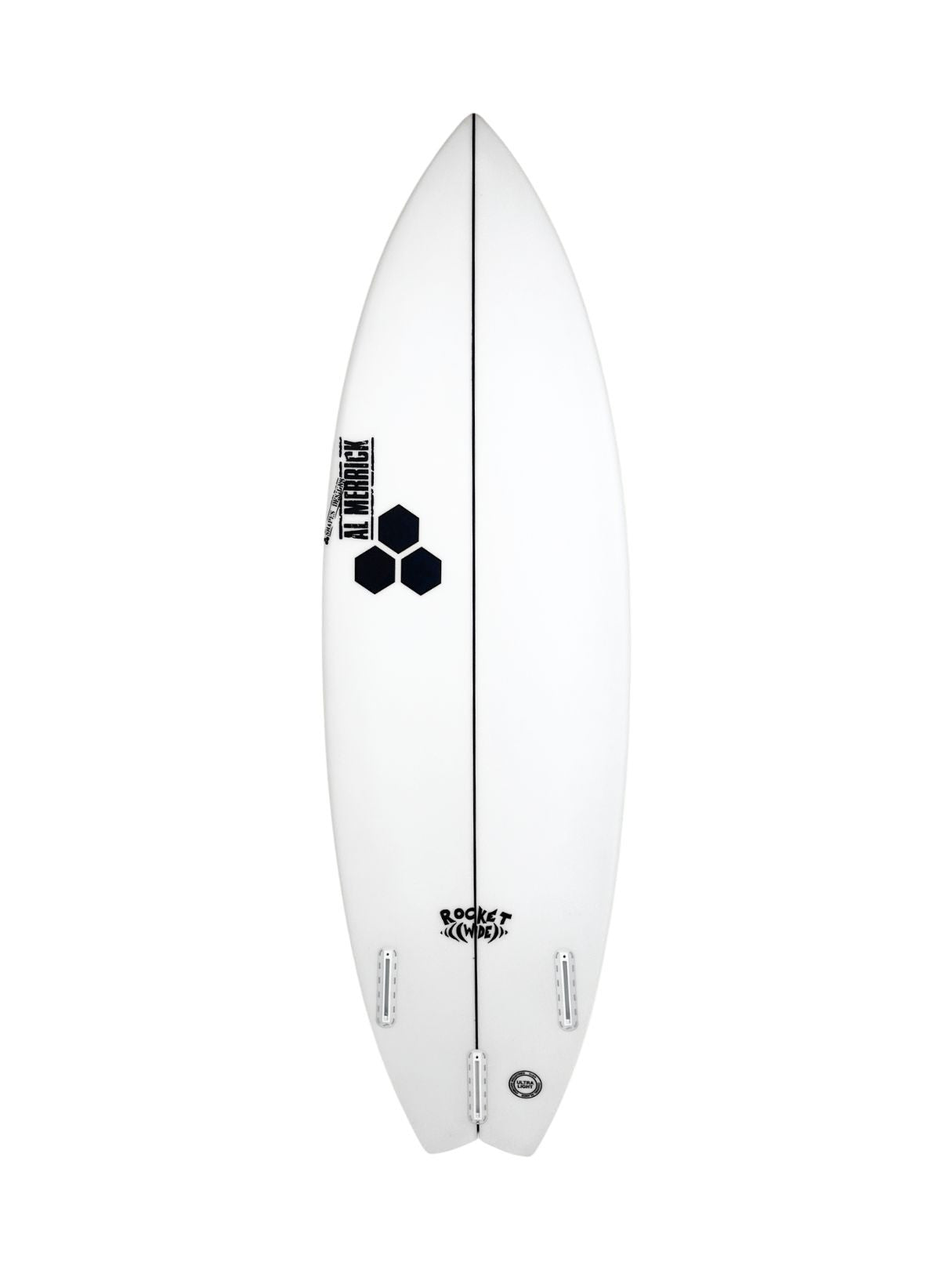 Rocket Wide 6'2" x 21" X 2 7/8" - 40.70L, Swallow, 3x Futures Fin Boxes, PU - ID:1095132