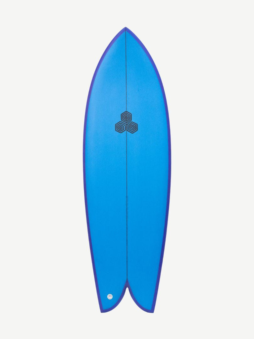 Febs Fish 5'5" x 20 1/8" X 2 5/16" - 30.50L, Fish, 2x Futures Fin Boxes, PU - ID:981606