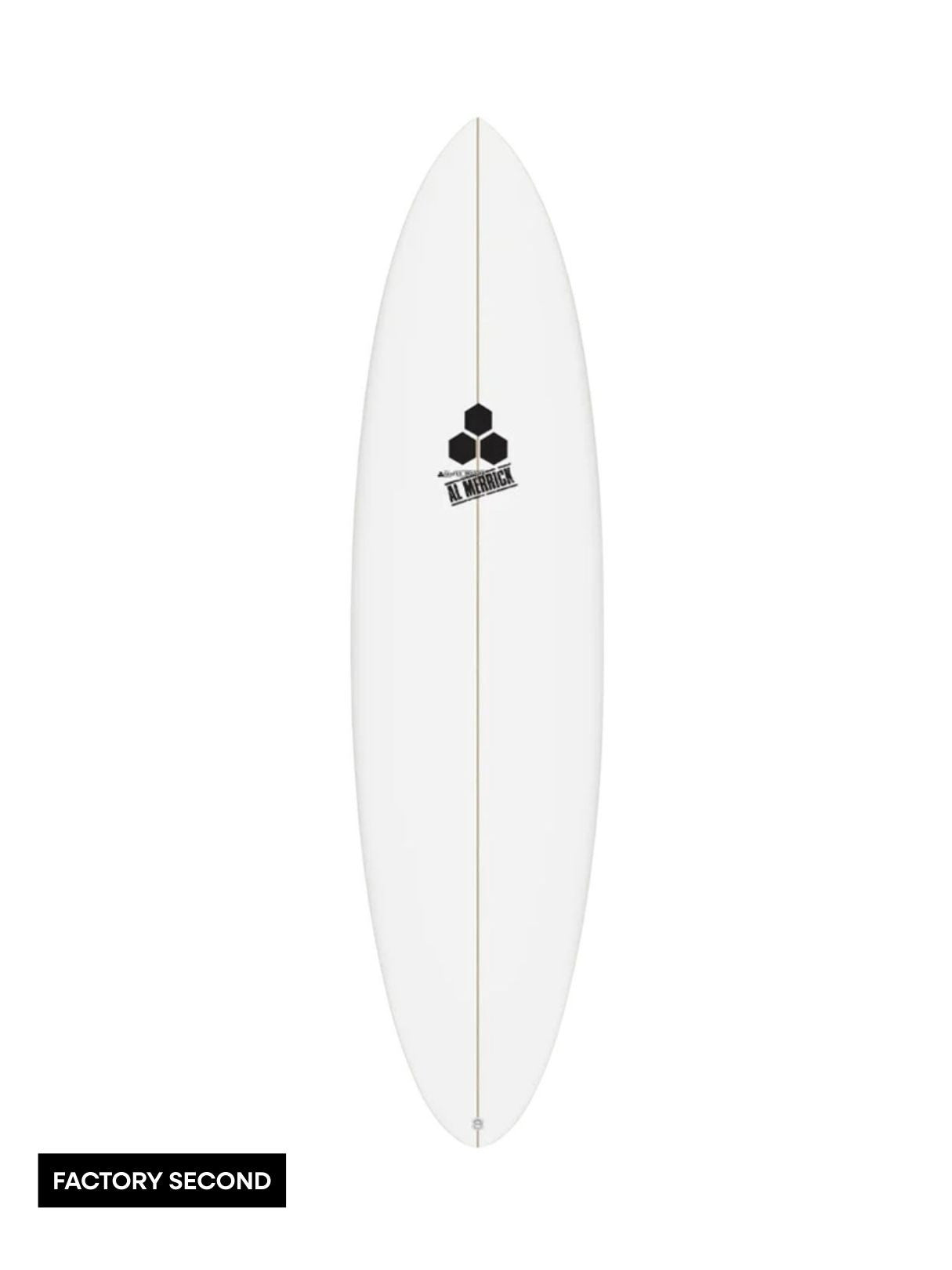 M23 7'10" x 22 1/2" X 3" - 58.20L, Round, 3x Futures Fin Boxes, PU - ID:658058