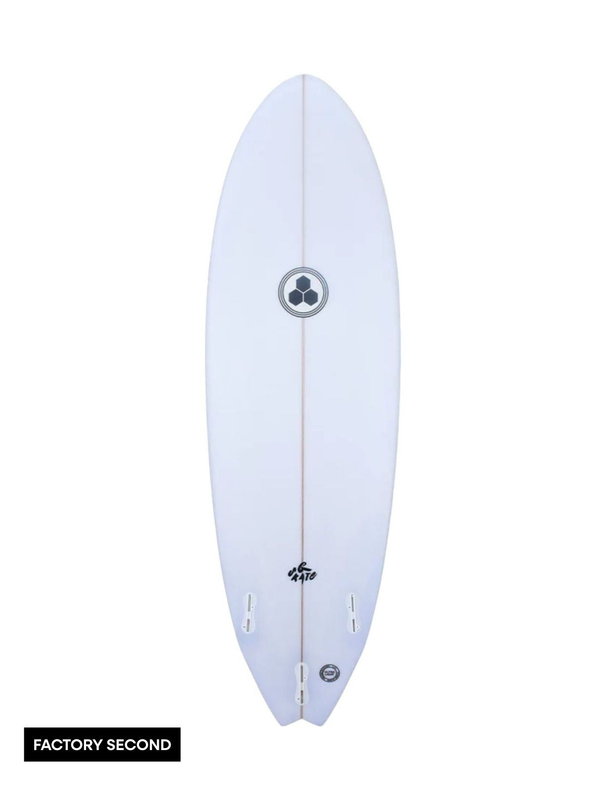 G-Skate - Clear 5'4" x 19" X 2 3/8" - 27.20L, Wing Swallow, 3x FCS 2 Fin Boxes, PU - ID:835726