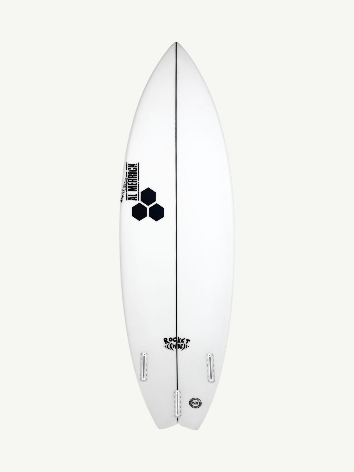 Rocket Wide 5'11" x 20 1/4" X 2 5/8" - 34.40L, Swallow, 3x Futures Fin Boxes, PU - ID:1088858