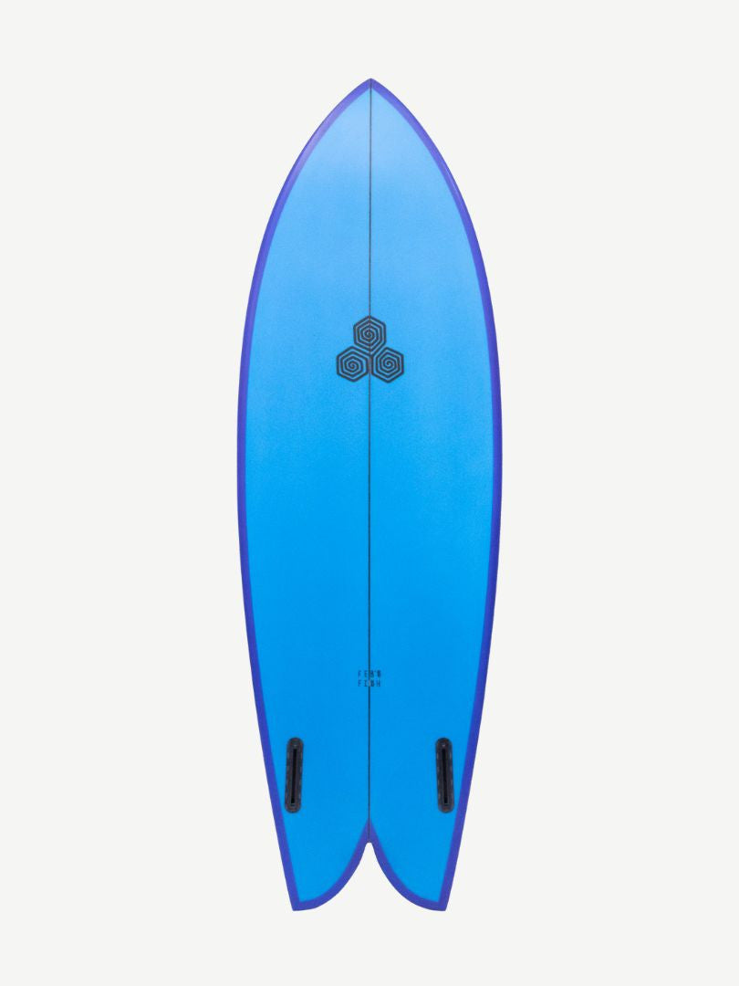 Febs Fish 5'7" x 20 1/2" X 2 7/16" - 33.80L, Fish, 2x Futures Fin Boxes, PU - ID:978072