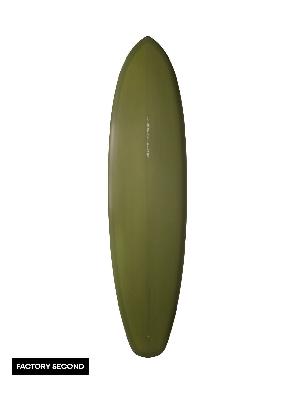 Tri Plane Hull Single 6'7" x 21" X 2 11/16" - 41.60L, Diamond, 1x Single Box Fin Box, PU - ID:652528