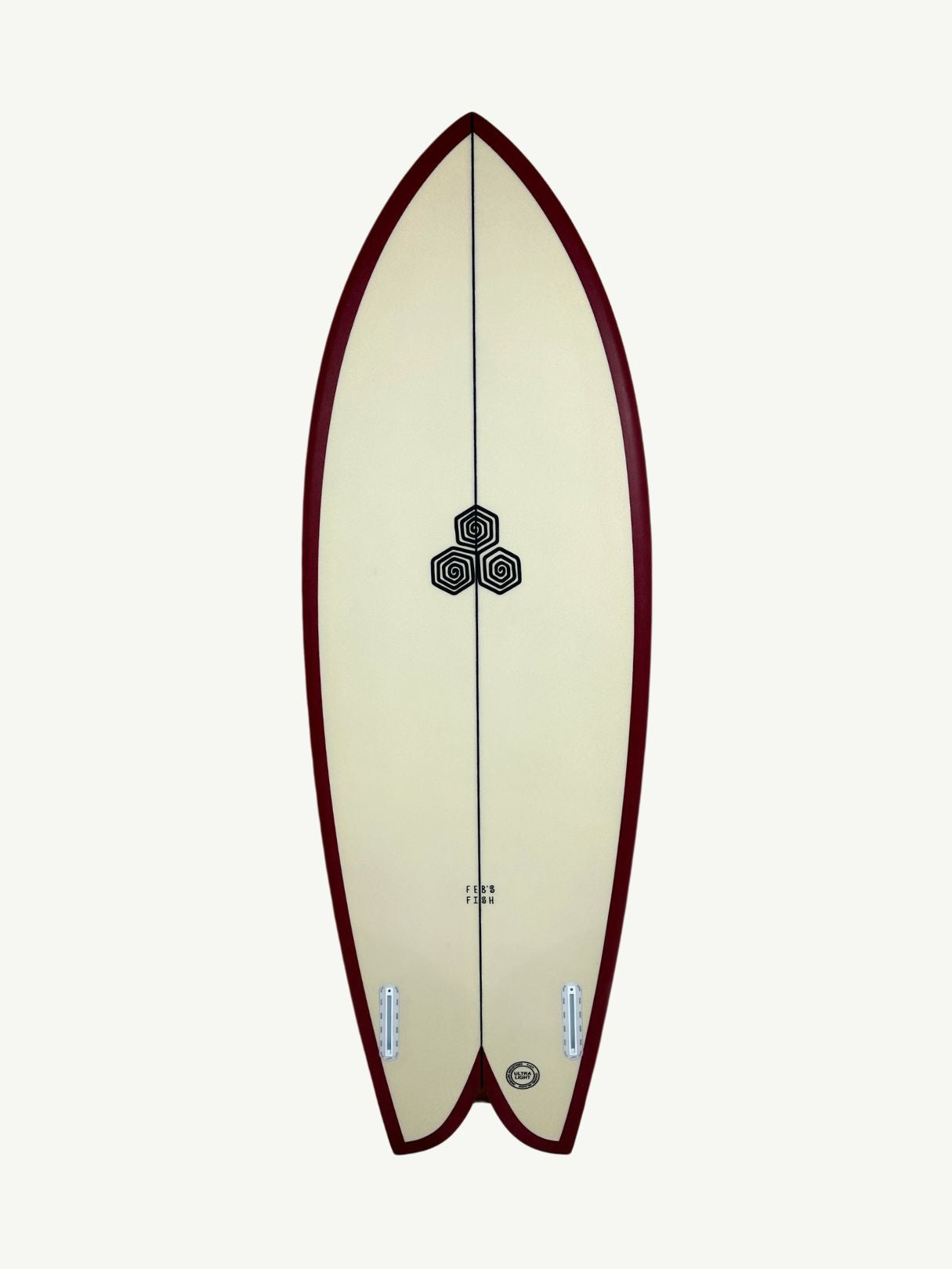 Febs Fish 5'9" x 20 7/8" X 2 1/2" - 35.90L, Fish, 2x Futures Fin Boxes, PU - ID:1094295