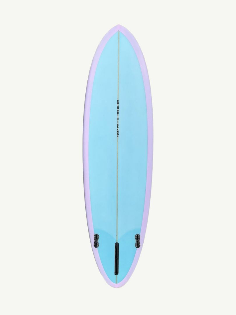 CI Mid - Tinted 6'8" x 20 3/4" X 2 5/8" - 40.20L, Round, 3x Single + 2 Boxes FCS 2 Fin Boxes, PU - ID:1006222