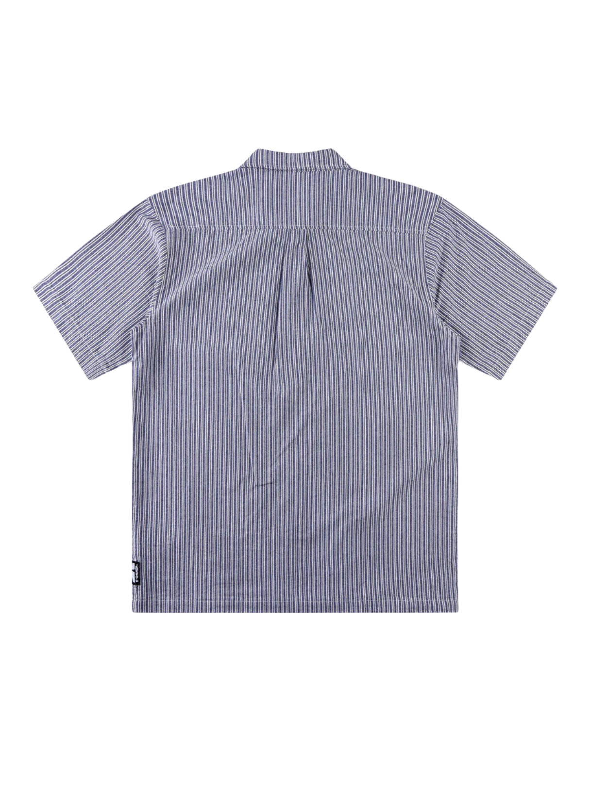 Reynolds Stripe ss Shirt - Bone/Navy