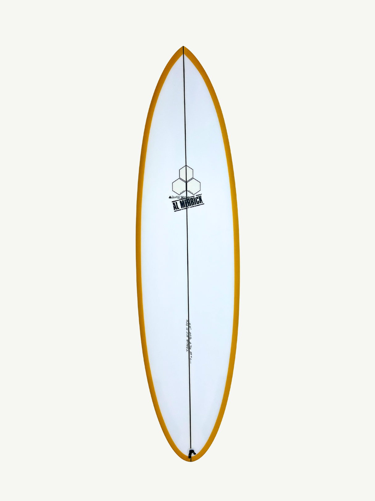 M23 6'10" x 21" X 2 3/4" - 43.40L, Round, 3x FCS 2 Fin Boxes, PU - ID:1013844