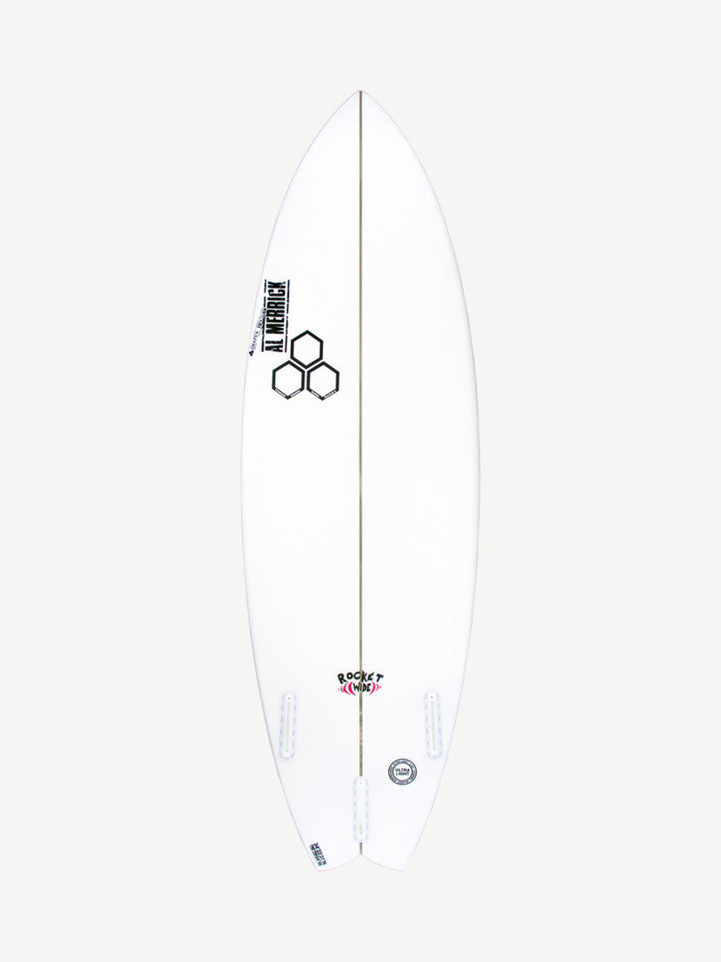 Rocket Wide 6'4" x 21 1/2" X  3" - 44.60L, Swallow, 3x  FCS 2 Fin Boxes, PU - ID:1043364