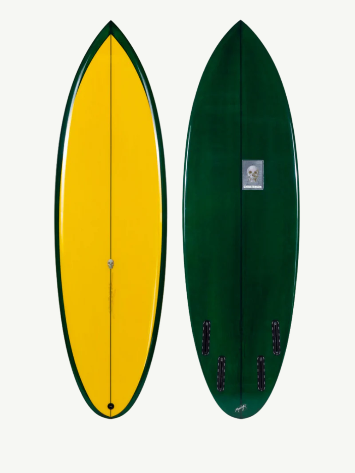 Cafe Racer 5'7" x 19 3/8" X 2 3/8" - 28.20L, Round, 5x FCS 2 Fin Boxes, PU - ID:1043117