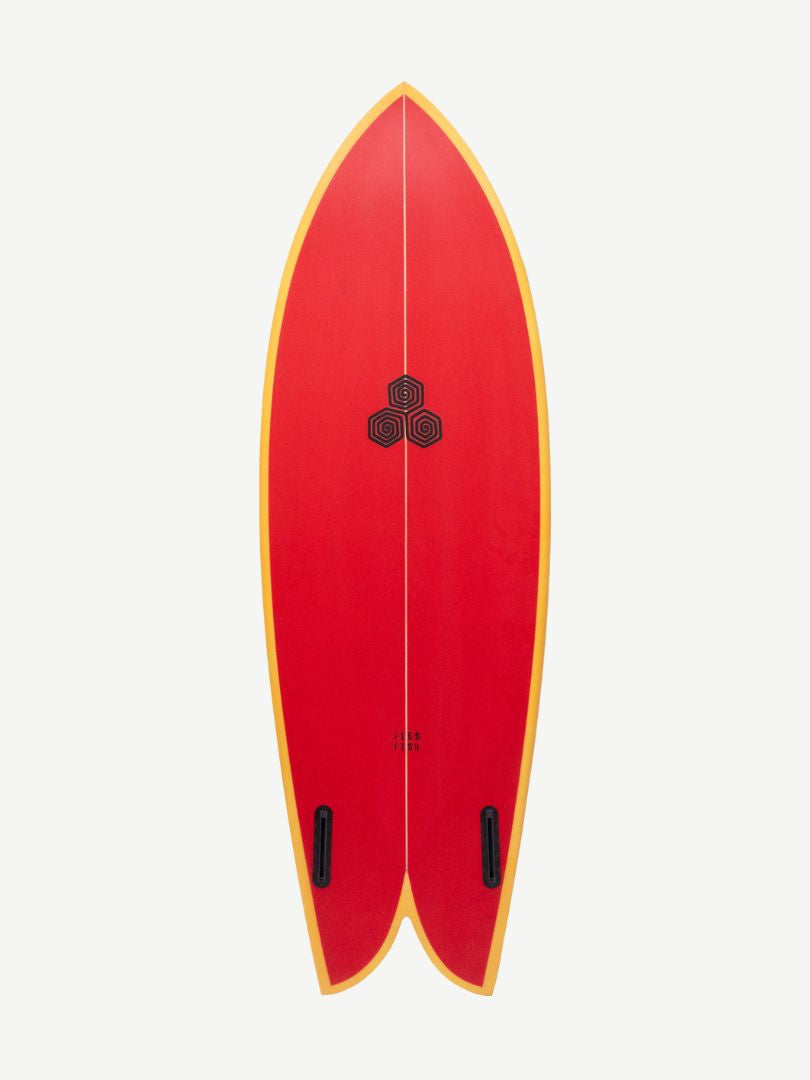Febs Fish 5'5" x 20 1/8" X 2 5/16" - 30.50L, Fish, 2x Futures Fin Boxes, PU - ID:952466