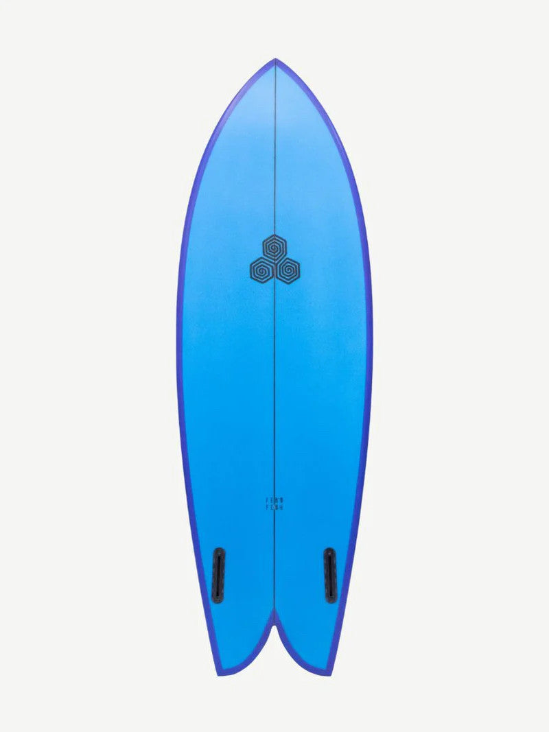 Febs Fish 5'9" x 20 7/8" X 2 1/2" - 36.30L, Fish, 2x Futures Fin Boxes, PU - ID:1026952