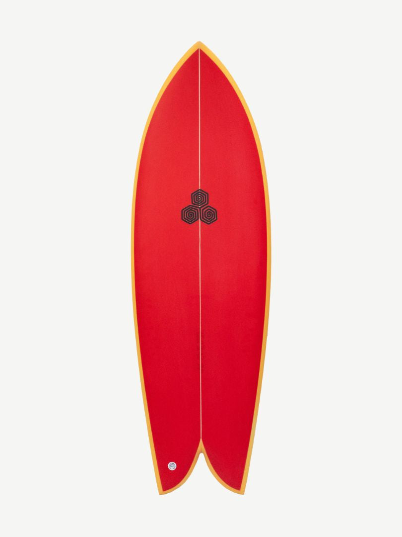 Febs Fish 5'7" x 20 1/2" X 2 7/16" - 33.80L, Fish, 2x Futures Fin Boxes, PU - ID:983104
