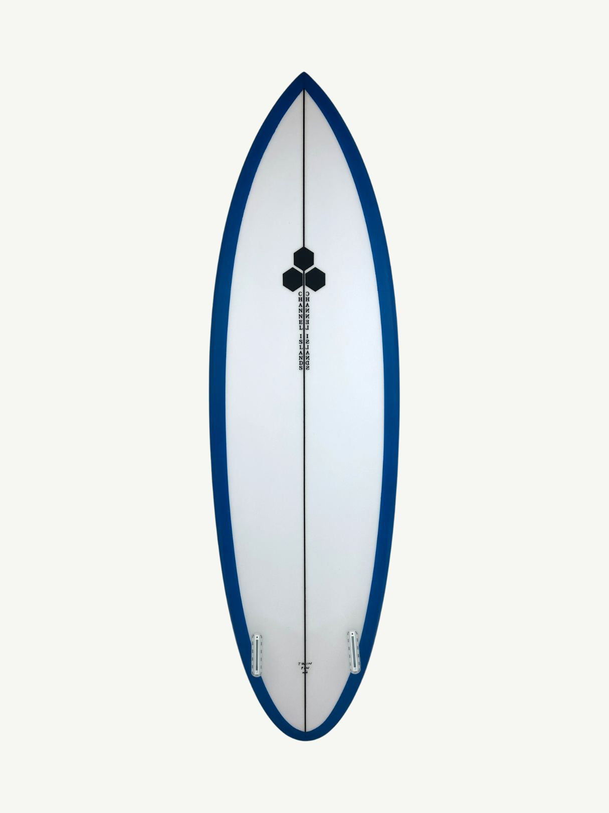 Twin Pin - Tinted 6'3" x 20 3/8" X 2 3/4" - 38.10L, Round Pin, 2x Futures Fin Boxes, PU - ID:1070901