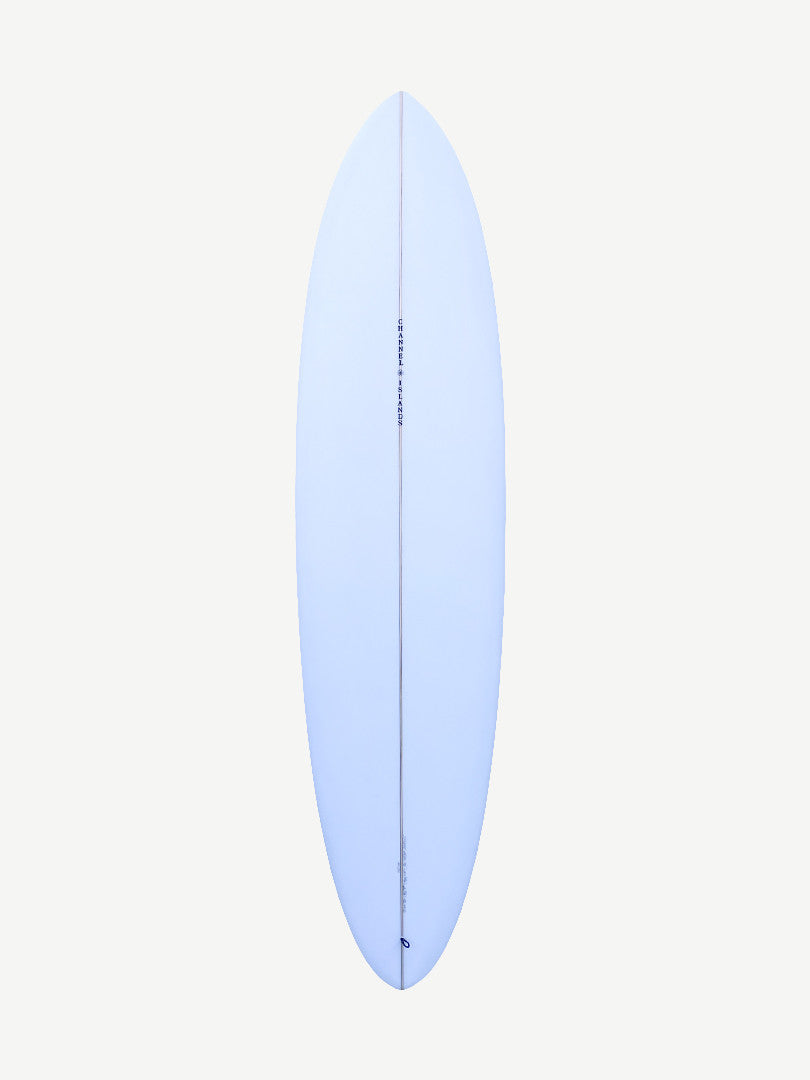 CI Mid - Clear 6'6" x 20 1/2" X 2 9/16" - 37.80L, Round, 3x Single + 2 Boxes FCS 2 Fin Boxes, PU - ID:1084672