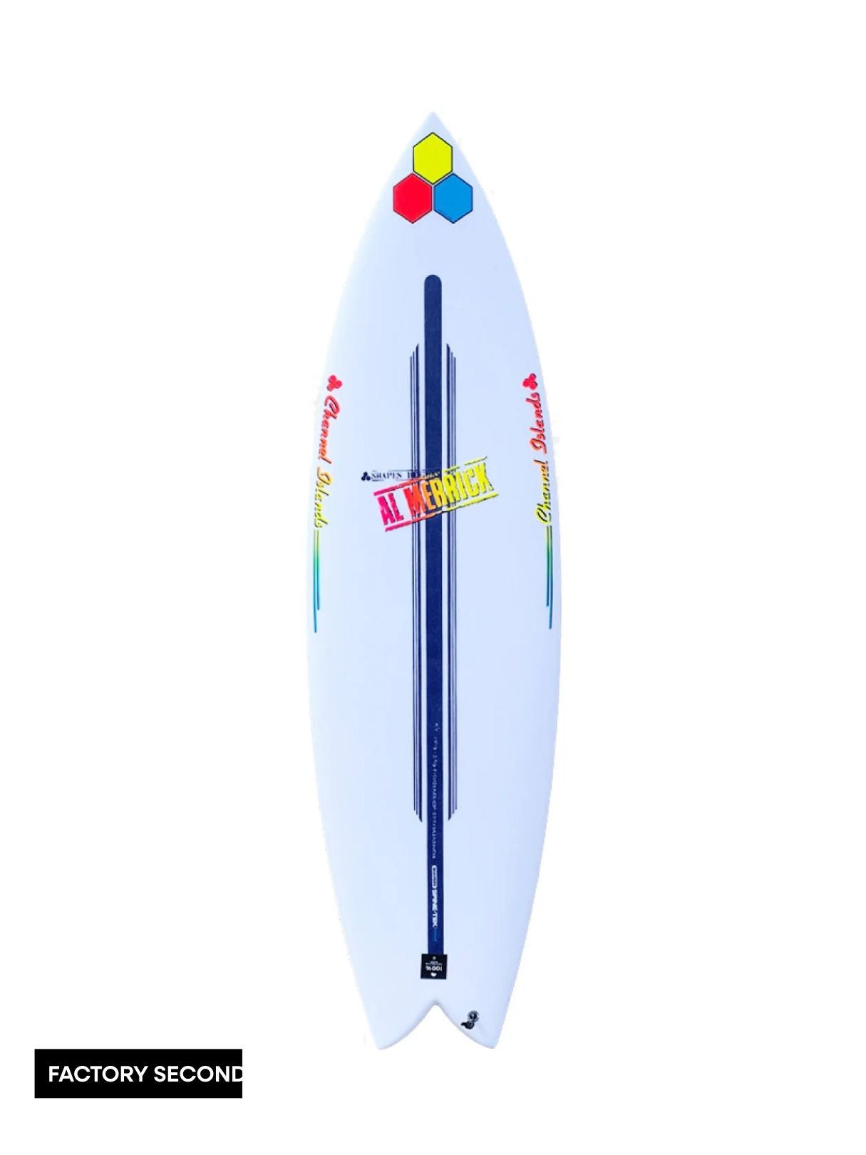 Fishbeard 5'6" x 19" X 2 5/16" - 26.40L, Fish, 2x FCS 2 Fin Boxes, Spine Tek EPS - Medium - ID:705259