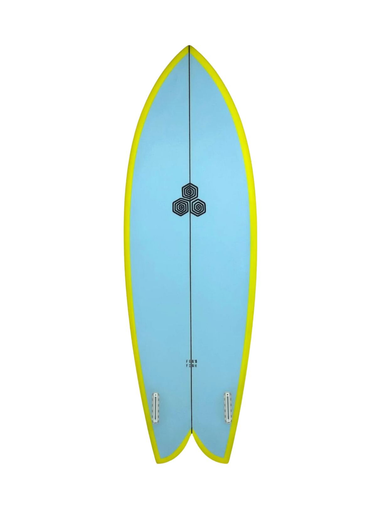Febs Fish 5'9" x 20 7/8" X 2 1/2" - 35.90L, Fish, 2x Futures Fin Boxes, PU - ID:1158592
