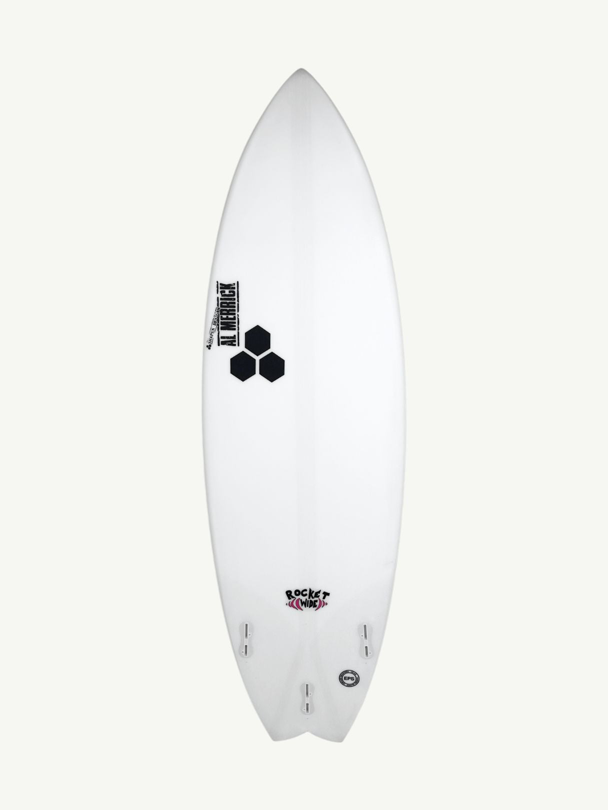Rocket Wide - Spine-Tek EPS 5'11" x 20 1/4" X 2 5/8" - 34.40L, Swallow, 3x FCS 2 Fin Boxes, Spine Tek EPS - Medium - ID:993923