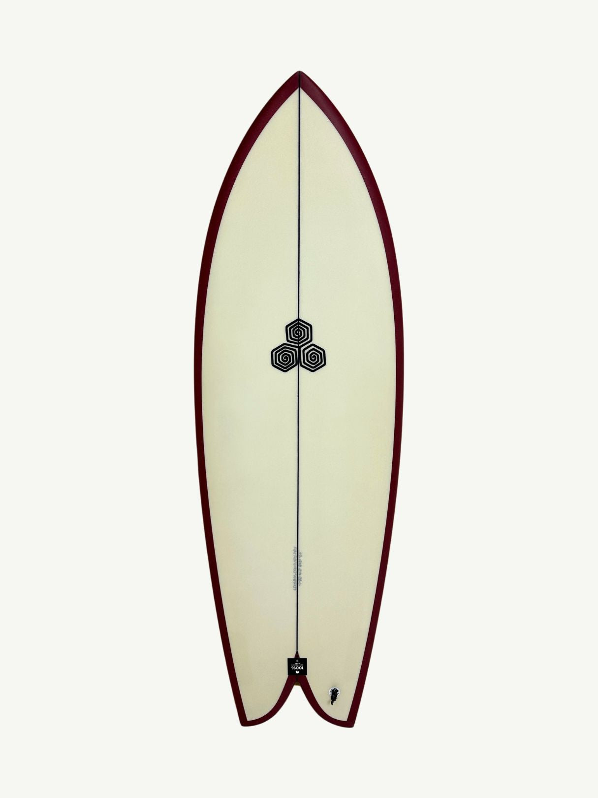 Febs Fish 5'7" x 20 1/2" X 2 7/16" - 33.40L, Fish, 2x Futures Fin Boxes, PU - ID:1089021