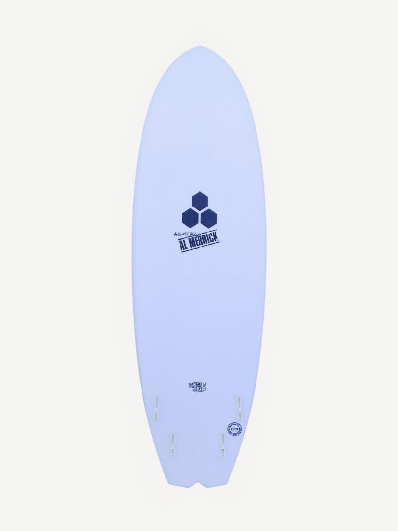 Bobby Quad - Spine-Tek EPS 5'6" x 19 3/4" X 2 1/2" - 30.30L, Split Square, 4x FCS 2 Fin Boxes, Spine Tek EPS - Medium - ID:908966