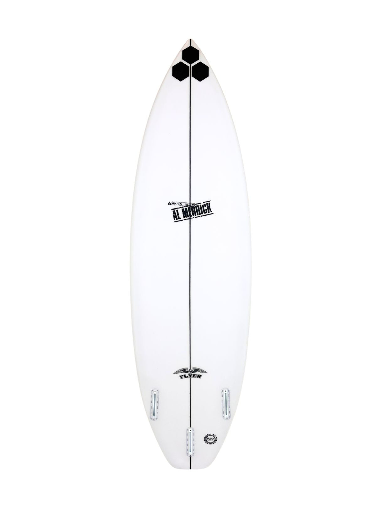 OG Flyer 6'1" x 20" X 2 5/8" - 34.30L, Round Square, 3x Futures Fin Boxes, PU - ID:1151571
