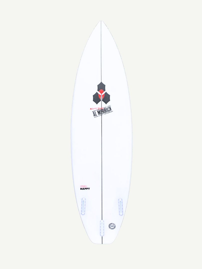 Two Happy 6'0" x 19 1/8" X 2 7/16" - 29.70L, Round Square, 3x FCS 2 Fin Boxes, PU - ID:983451