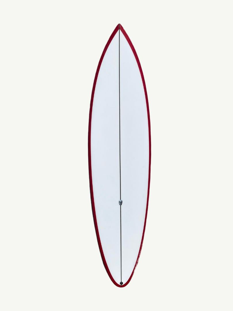 Osprey 6'10" x 20 1/2" X  2 3/4" - 40.54L, Round Pin, 3x  FCS 2 Fin Boxes, PU - ID:984184
