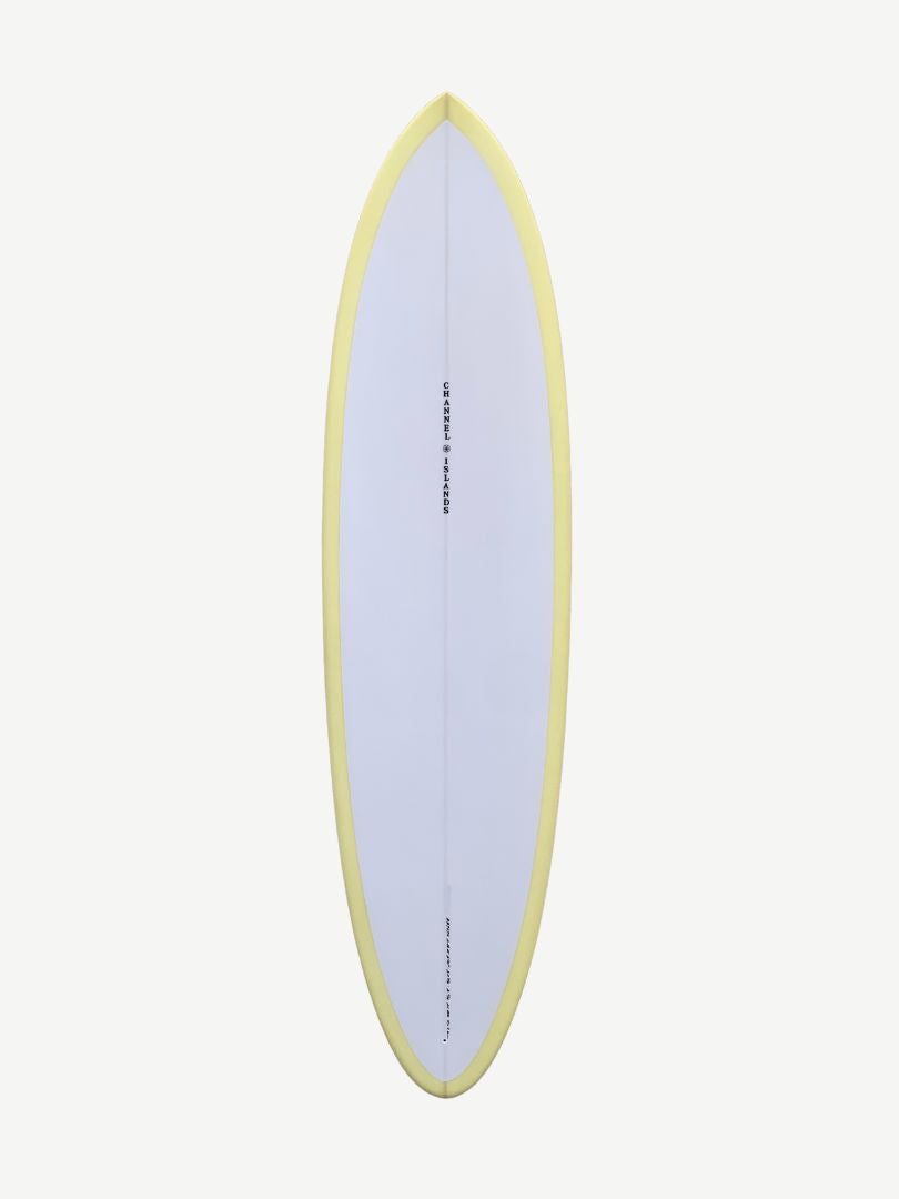 CI Mid - Tinted 7'10" x 22" X 3" - 57.10L, Round, 3x Single + 2 Boxes FCS 2 Fin Boxes, PU - ID:890104