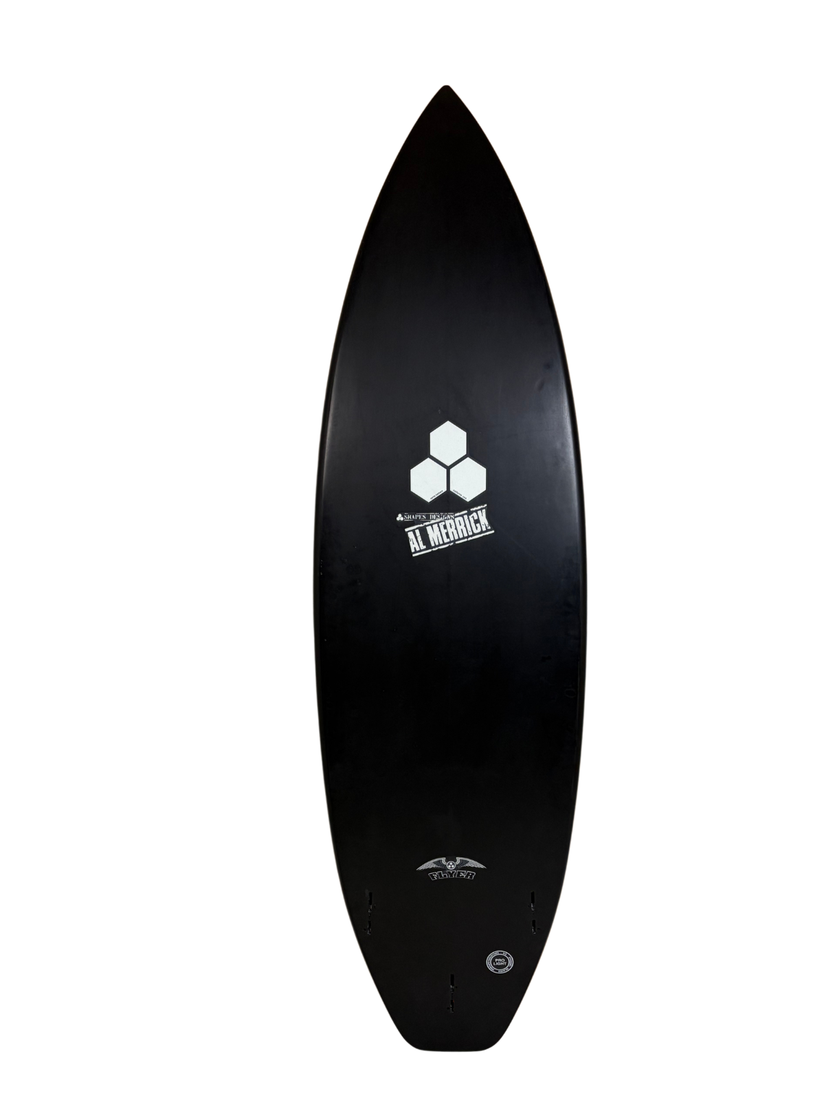 OG Flyer - ECT EPS 6'1" x 20" X 2 5/8" - 34.30L, Round Square, 3x FCS 2 Fin Boxes, ECT - Epoxy - ID:1103499