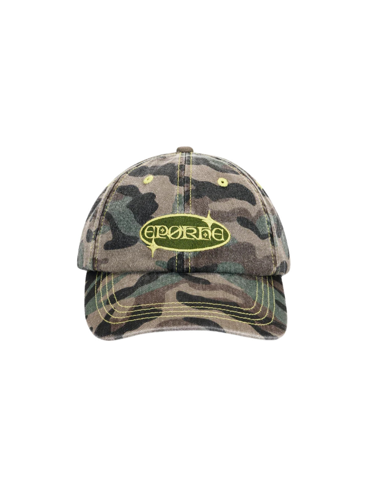 Luna Cap - Camo/Lime