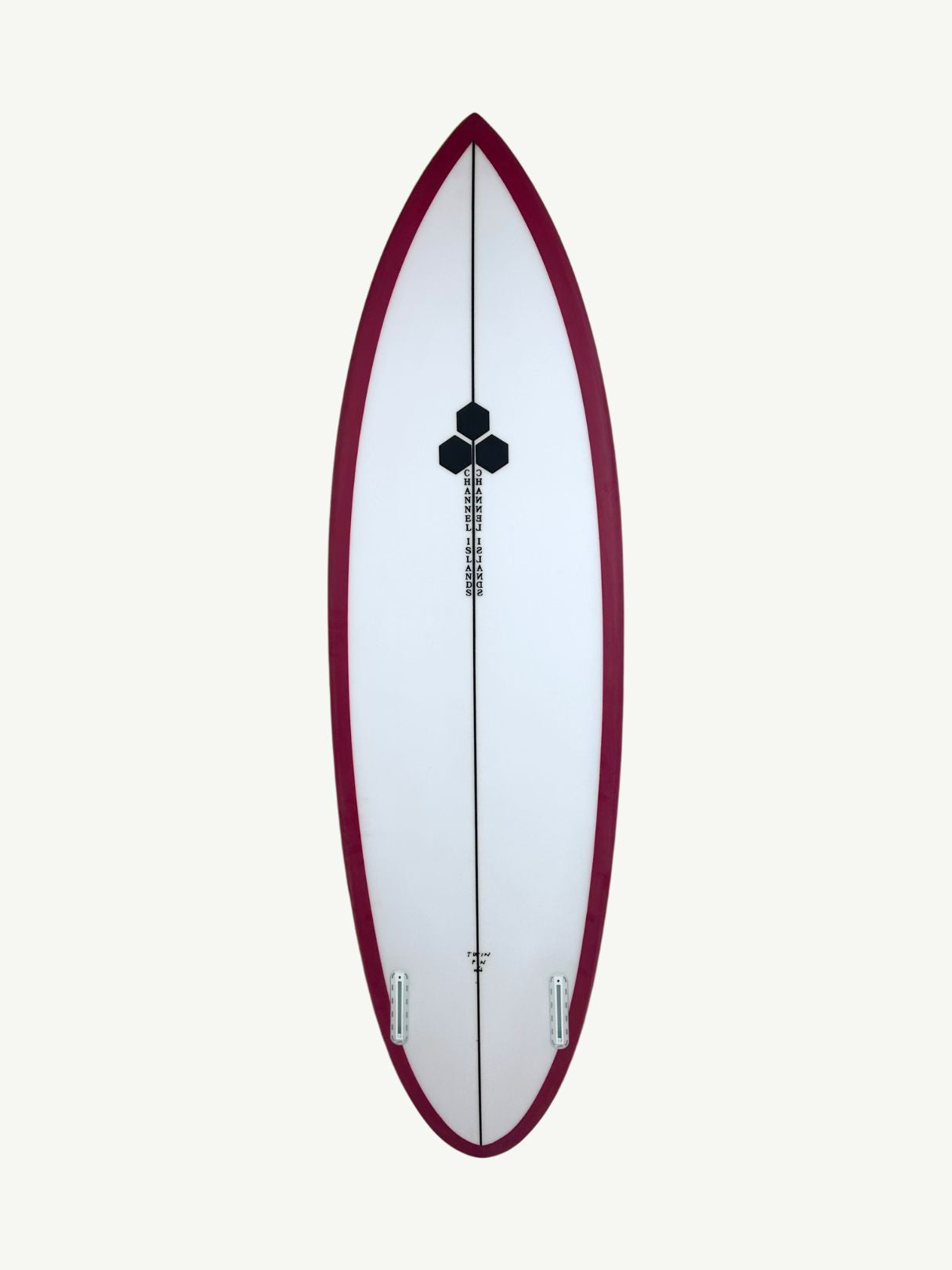 Twin Pin - Tinted 5'11" x 19 1/2" X 2 5/8" - 32.90L, Round Pin, 2x Futures Fin Boxes, PU - ID:1070898