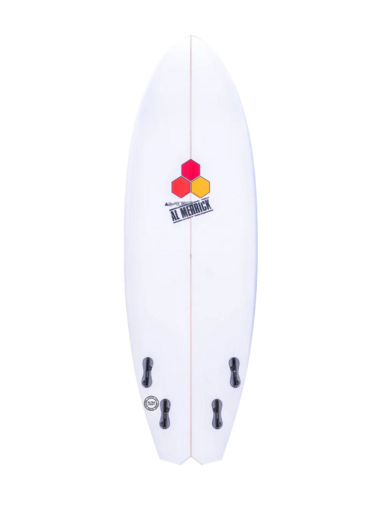 Bobby Quad 5'10" x 20 1/2" X 2 3/4" - 37.10L, Split Square, 4x FCS 2 Fin Boxes, PU - ID:1098087