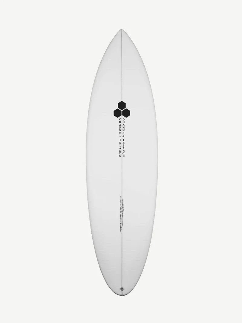 Twin Pin - Clear 5'11" x 19 1/2" X 2 5/8" - 32.90L, Round Pin, 2x FCS 2 Fin Boxes, PU - ID:1010600