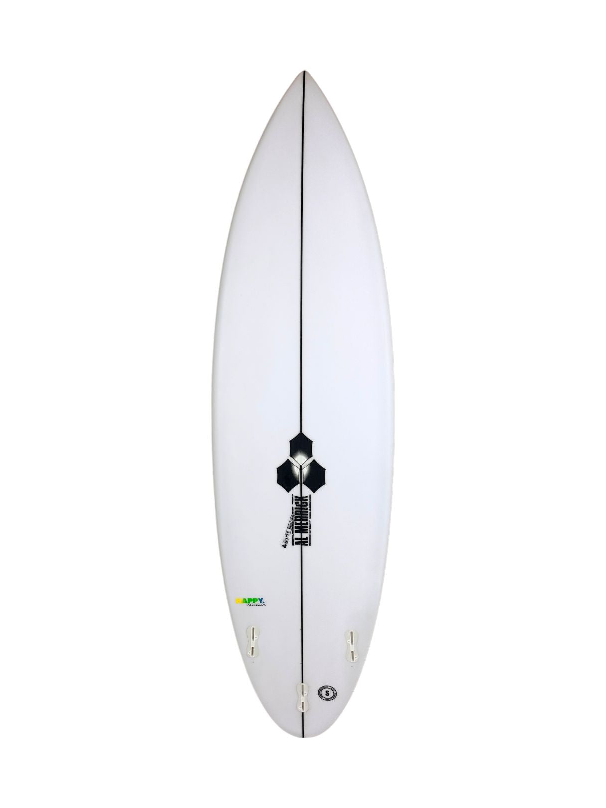 Happy Traveler - Standard Dims 6'2" x 19 1/4" X 2 9/16" - 32.30L, Round Pin, 3x FCS 2 Fin Boxes, PU - ID:1115093