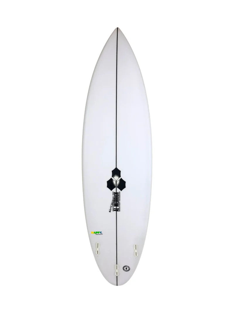 Happy Traveler - Standard Dims 6'3" x 19 3/8" X 2 1/2" - 31.70L, Round Pin, 3x FCS 2 Fin Boxes, PU - ID:1130745