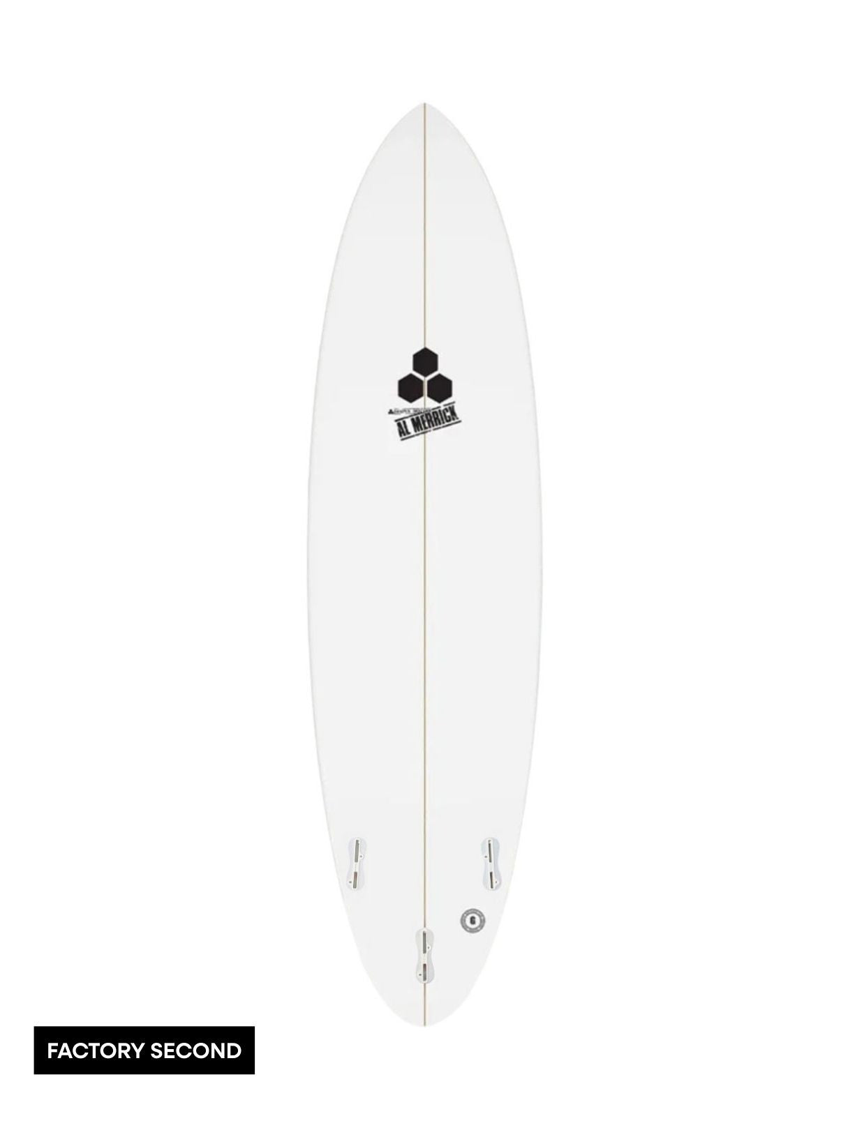 M23 7'2" x 21 1/2" X 2 7/8" - 48.80L, Round, 3x FCS 2 Fin Boxes, PU - ID:1040885