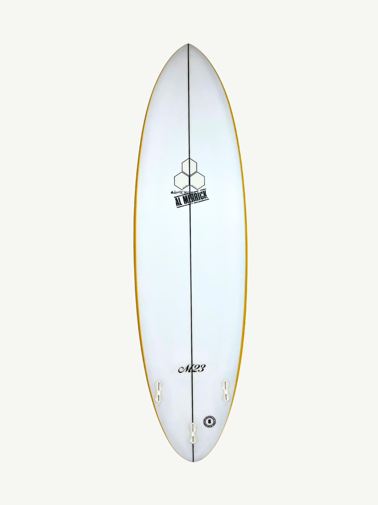 M23 6'6" x 20 1/2" X 2 11/16" - 39.40L, Round, 3x FCS 2 Fin Boxes, PU - ID:1017052