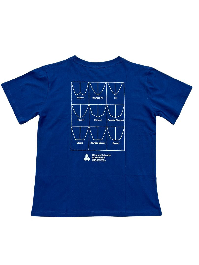 Tailz Tee - Indigo