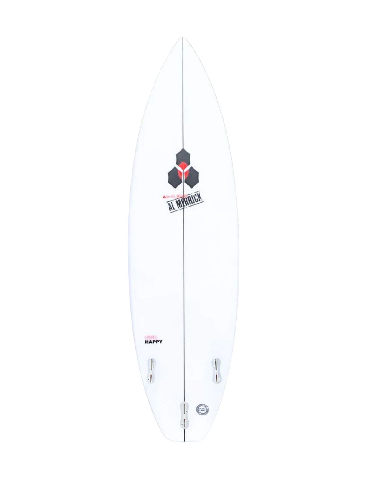 Two Happy 6'0" x 19 1/8" X 2 7/16" - 29.70L, Round Square, 3x FCS 2 Fin Boxes, PU - ID:1157836