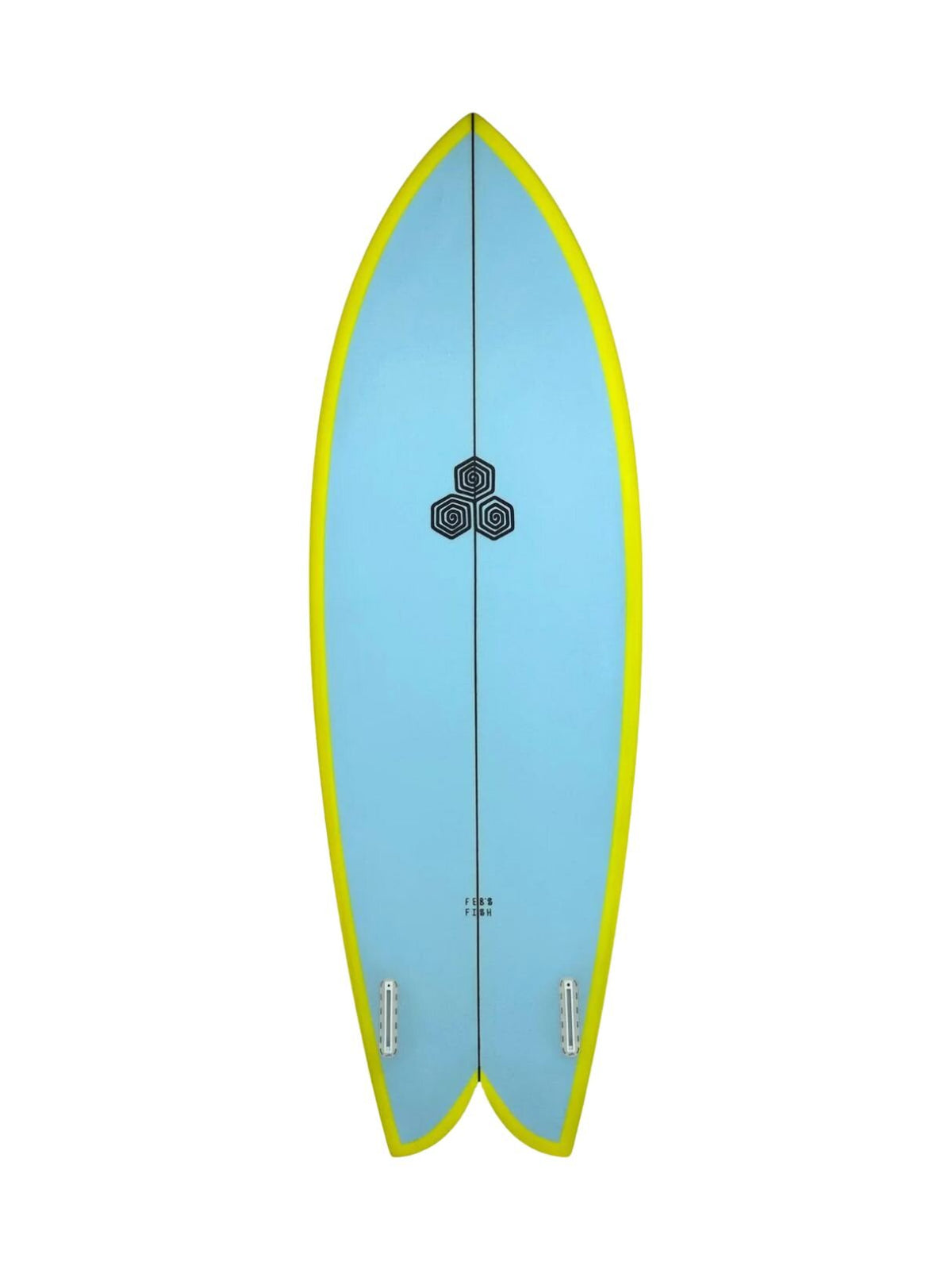 Febs Fish 6'1" x 21 1/2" X 2 3/4" - 42.80L, Fish, 2x Futures Fin Boxes, PU - ID:1156578