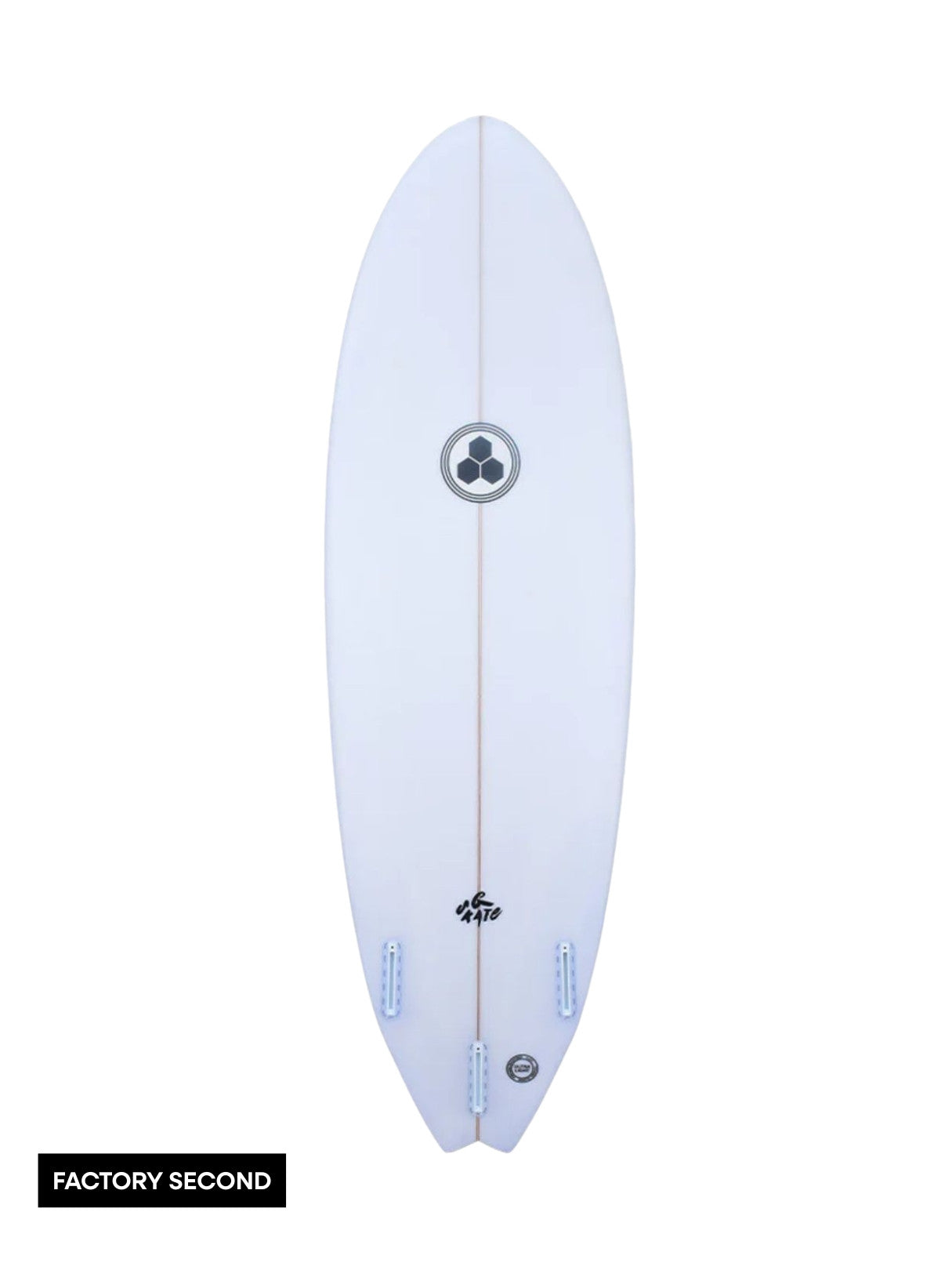 G-Skate - Clear 5'6" x 19 1/4" X 2 7/16" - 29.10L, Wing Swallow, 3x Futures Fin Boxes, PU - ID:809779