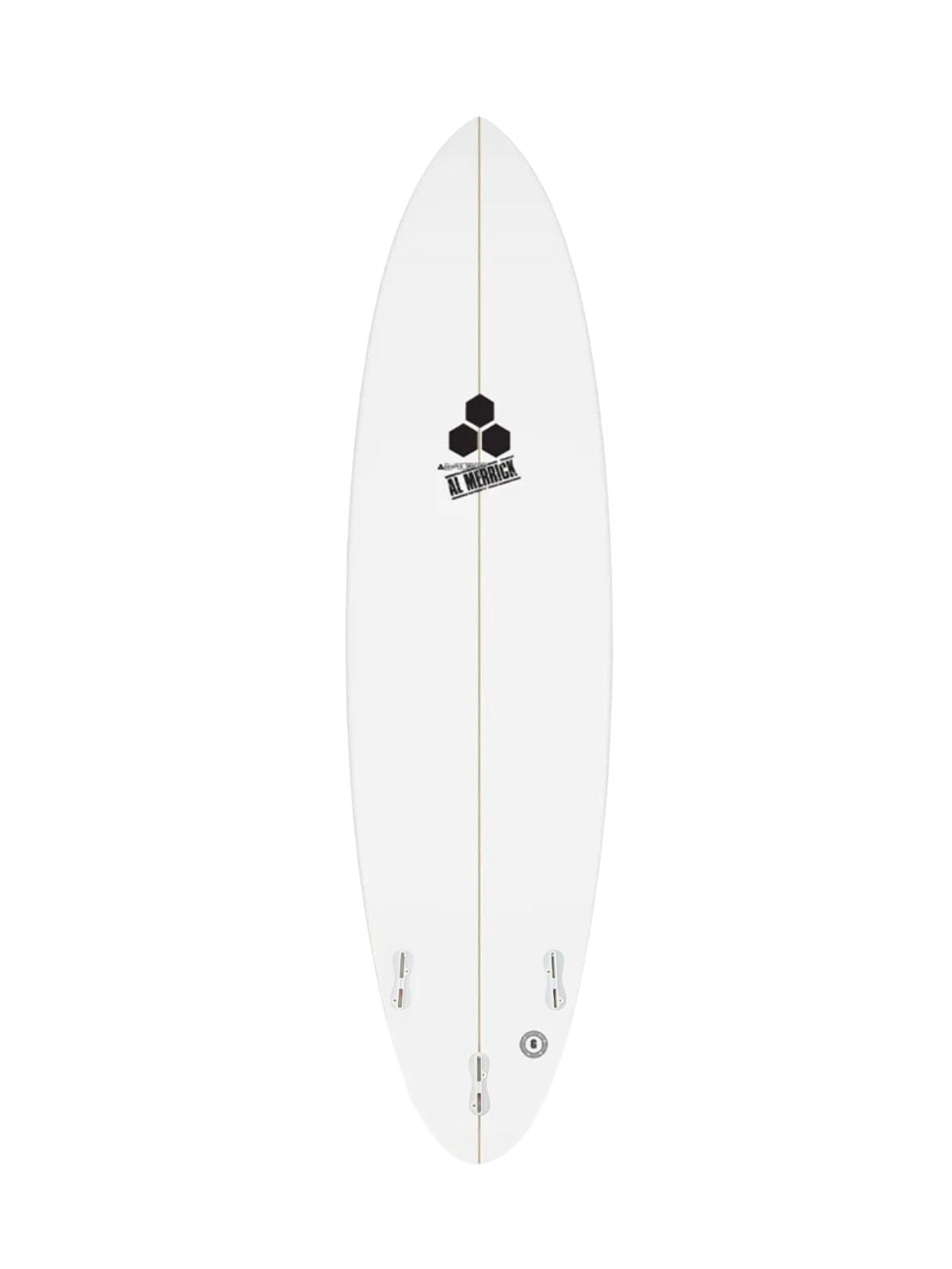 M23 7'4" x 21 3/4" X 2 7/8" - 50.50L, Round, 3x FCS 2 Fin Boxes, PU - ID:1033225